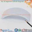 Arc Tile Motor NdFeB Magnets Color Zinc